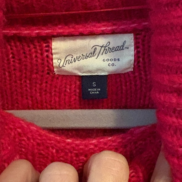 TWO PACK Universal Thread Fair Isle Cropped Turtleneck Sweaters - Picture 7 of 8